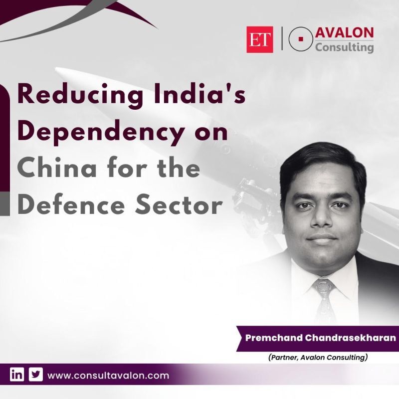 Reducing India's Dependency on China for its Defence Sector