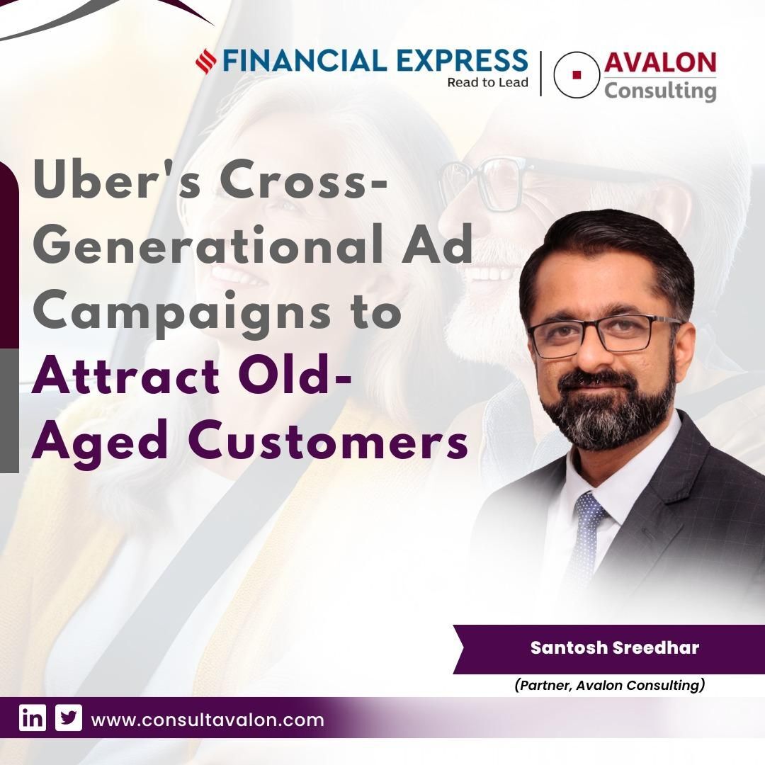 Uber's cross- generational Ad campaigns to attract old- aged customers